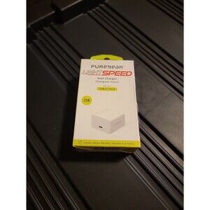 PureGear LightSpeed USB-C Wall Charger - White (63503PG)